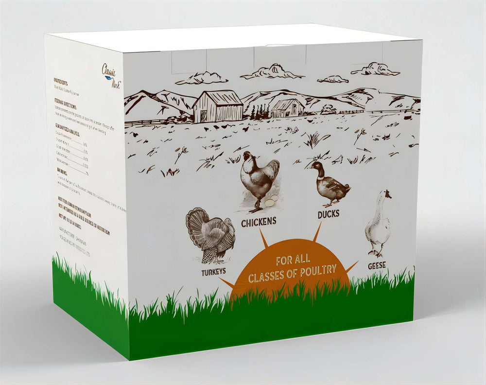 Classic Flock BSFL egg-shell support, boosts shell quality potential