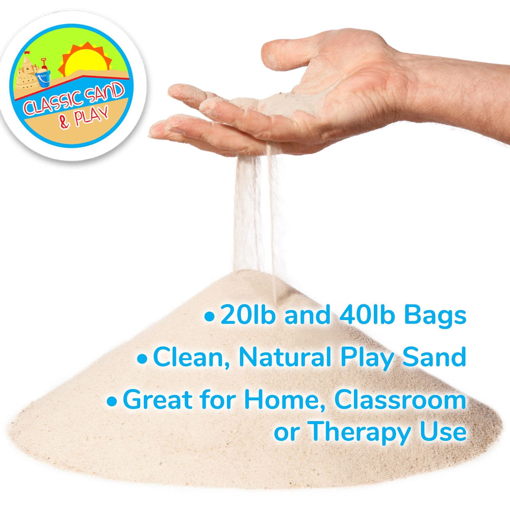 Classic Sand and Play dry use for quick builds and easy cleanup.