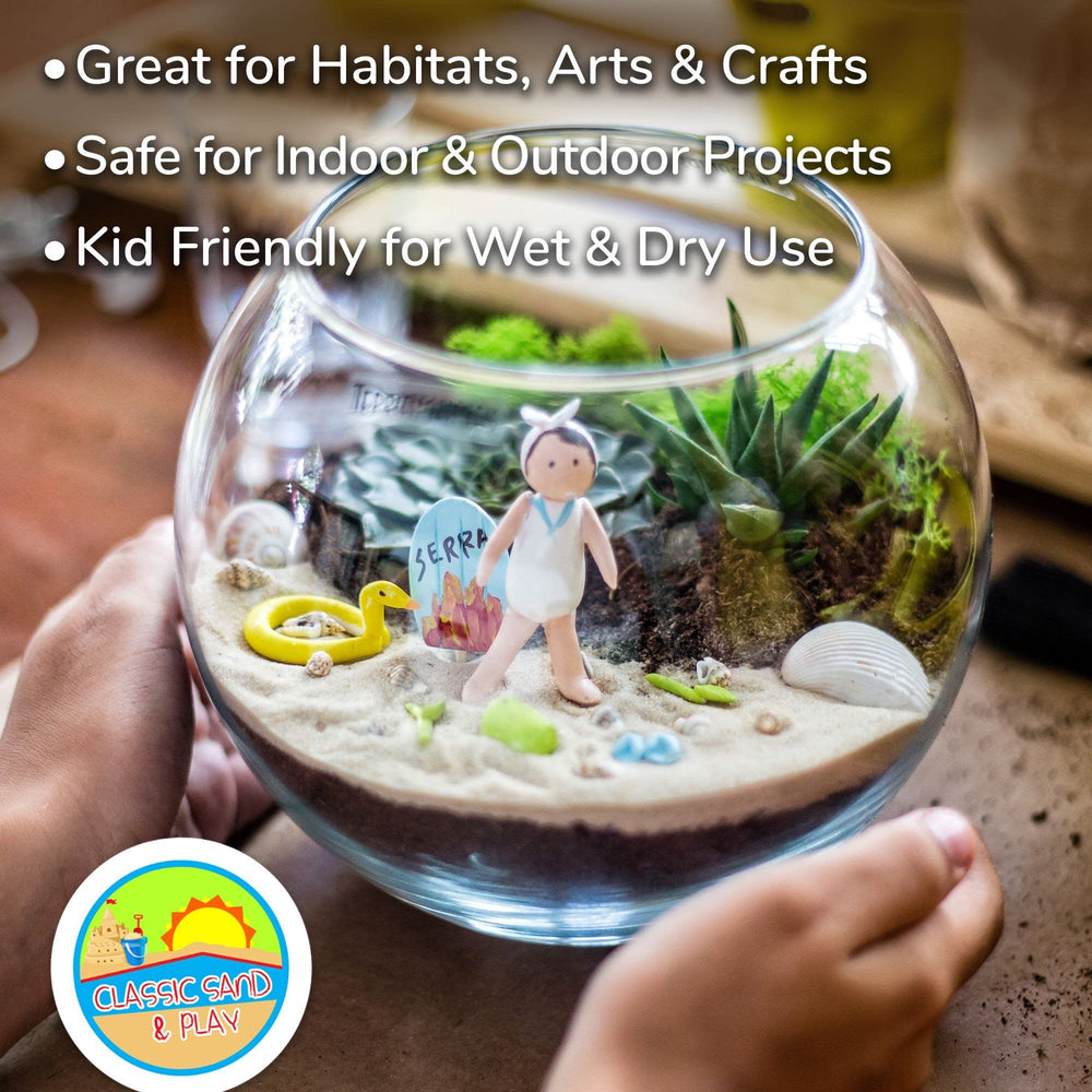 Classic Sand and Play indoor-outdoor safe for versatile projects.