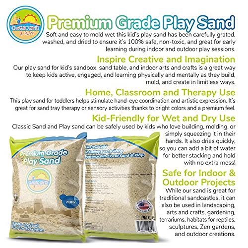 Classic Sand and Play sandbox setup for imaginative building and sensory exploration.