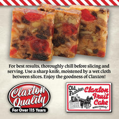 Claxton Fruit Cake abundance of fruits and nuts—visually rich, flavorful.