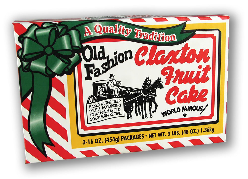 Claxton Fruit Cake World’s Fair heritage—longstanding tradition.