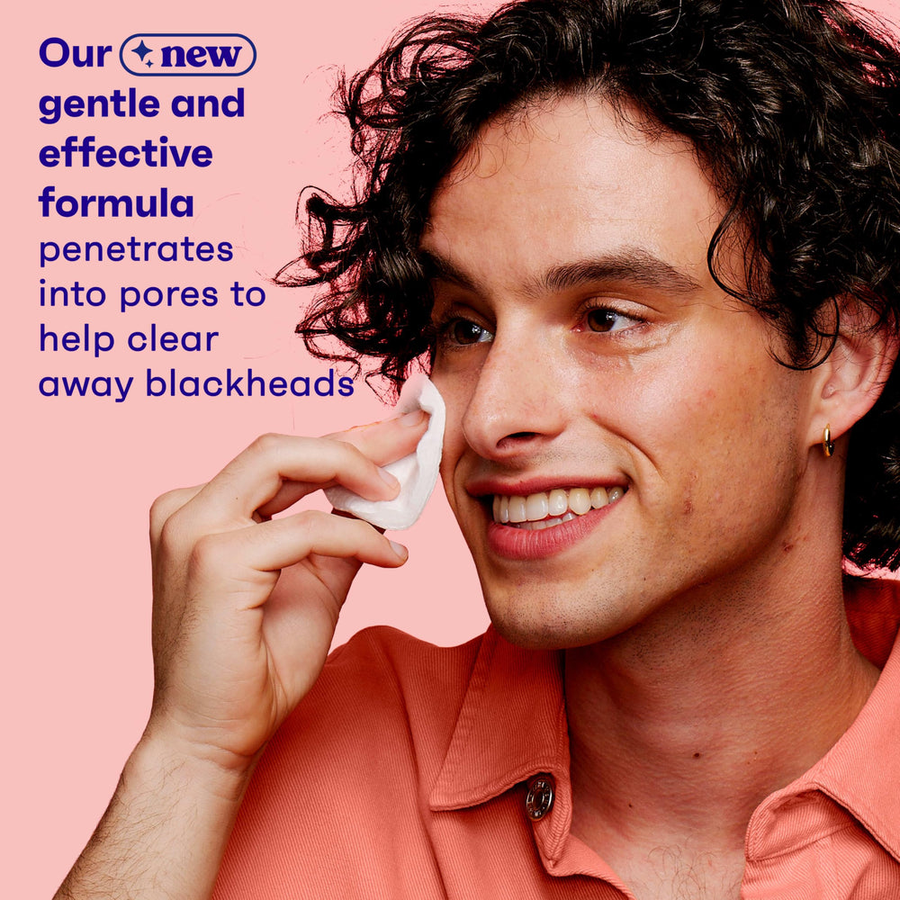 Clean and Clear Essentials 2% salicylic acid formula targets clogged pores.