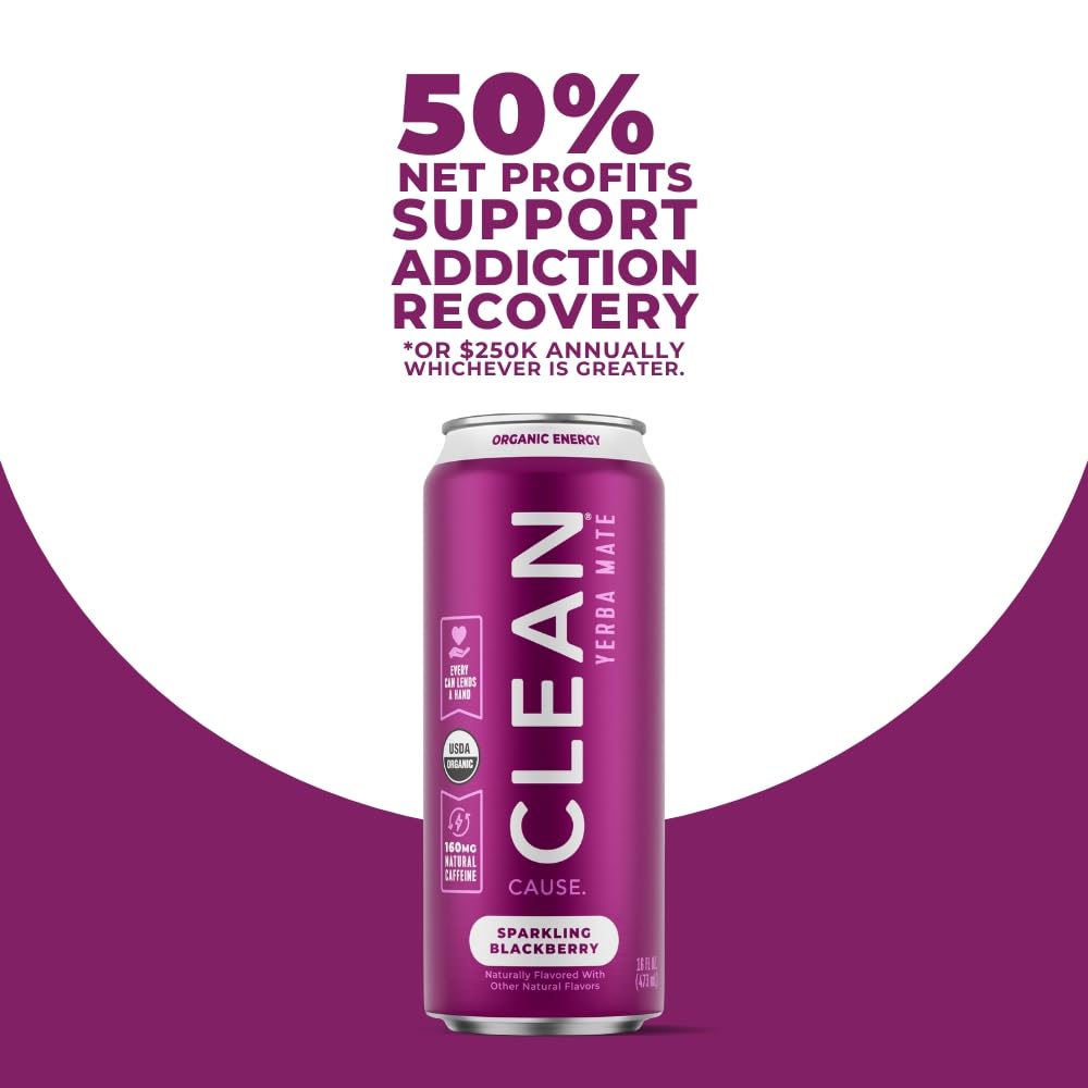 CLEAN CAUSE 16oz can packshot in a 12-pack case