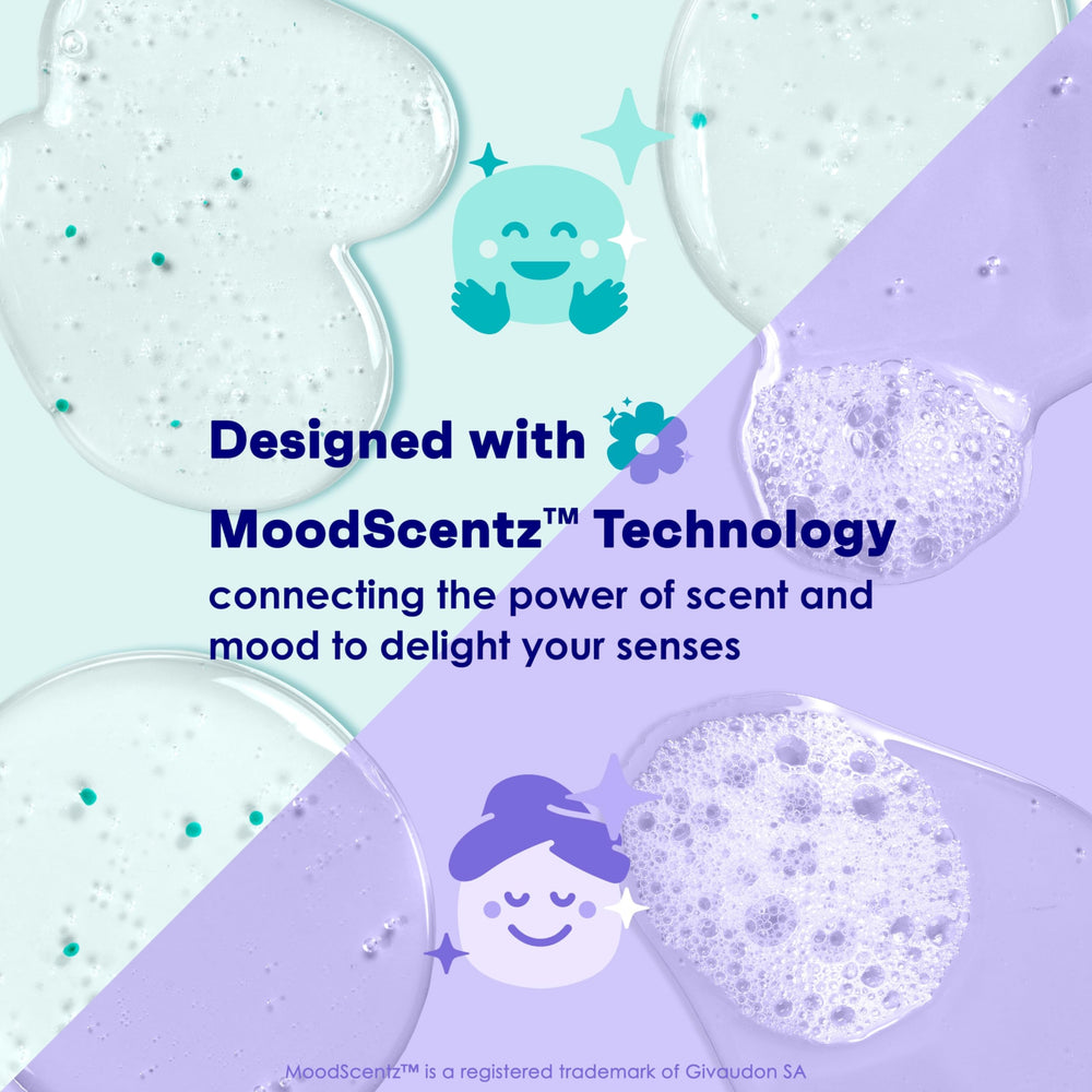 Morning Burst foamy lather close-up highlighting hydration and cleansing action