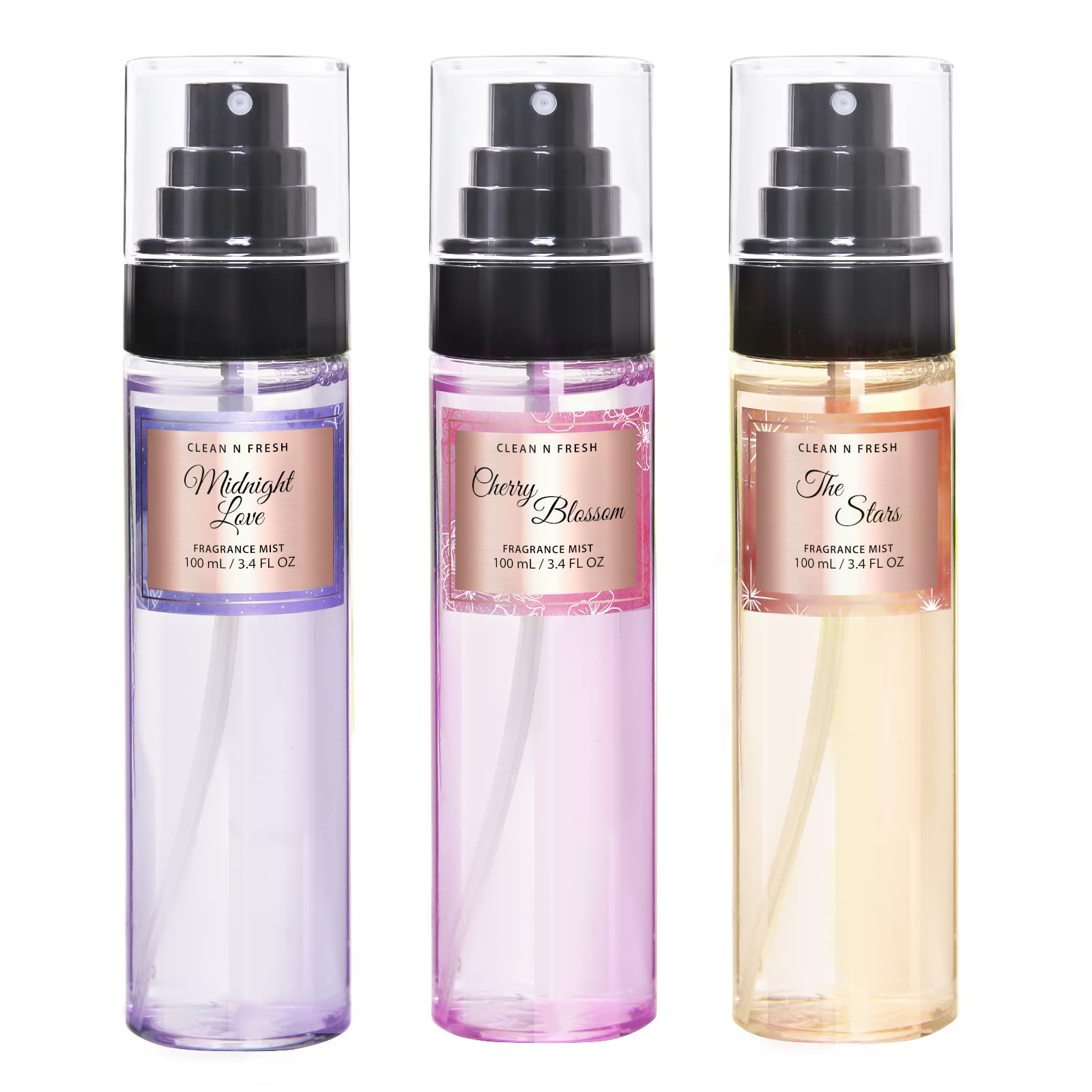 Clean-n-Fresh Cherry Blossom bottle offers a crisp spring scent for daytime wear.
