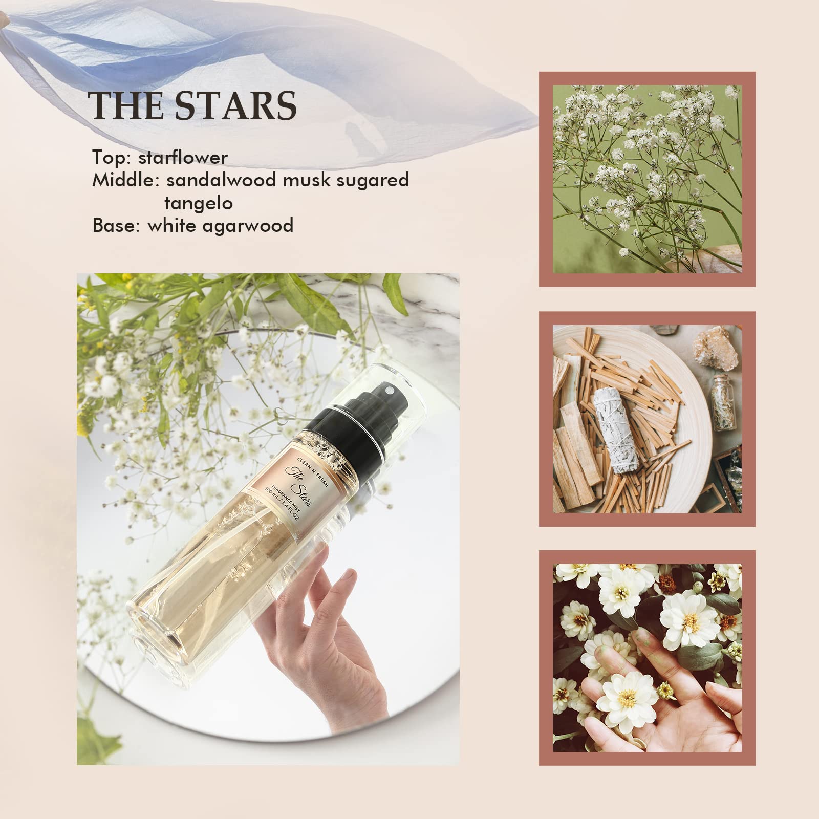 Clean-n-Fresh spray application shot shows easy, even mist for daily confidence.
