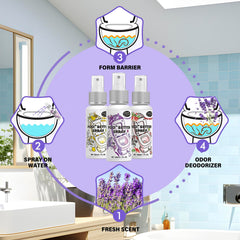 Clean-n-Fresh Lavender toilet spray 1.7oz for a calm, inviting bathroom