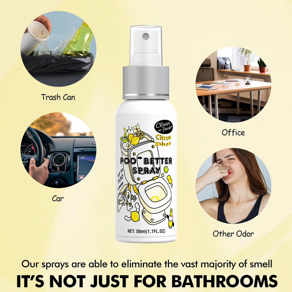 Clean-n-Fresh Lavender toilet spray bottle, calming aroma