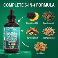 Clean Nutra ashwagandha and bladderwrack blend supports daily balance.