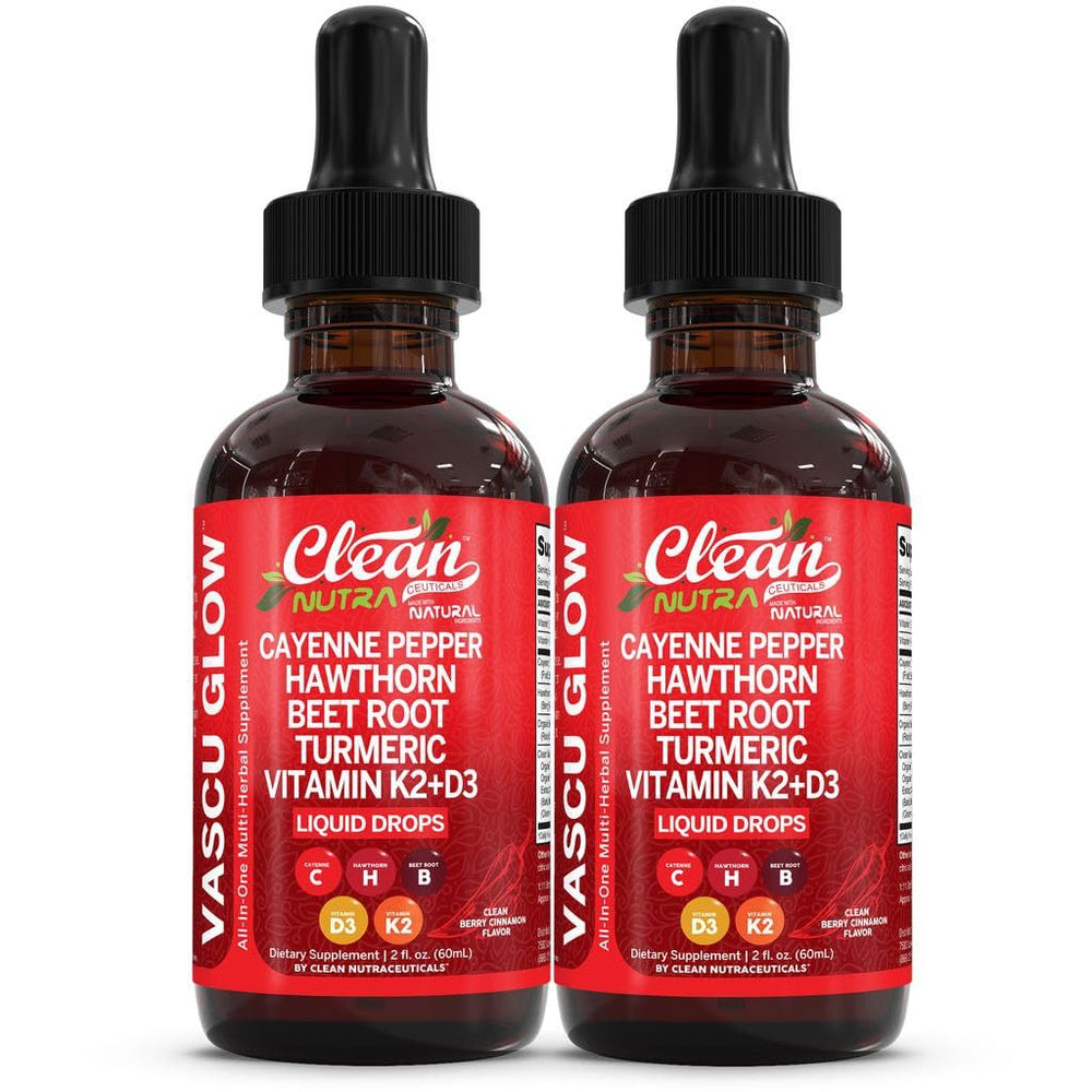 Clean Nutra Cayenne Pepper Drops bottle for easy daily wellness routine