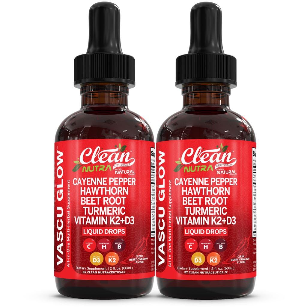 Clean Nutra Cayenne Pepper Drops bottle for easy daily wellness routine