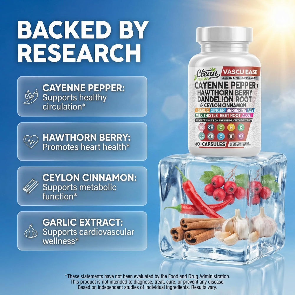 Clean Nutra Ceylon Cinnamon Capsules close-up with warm spice note.
