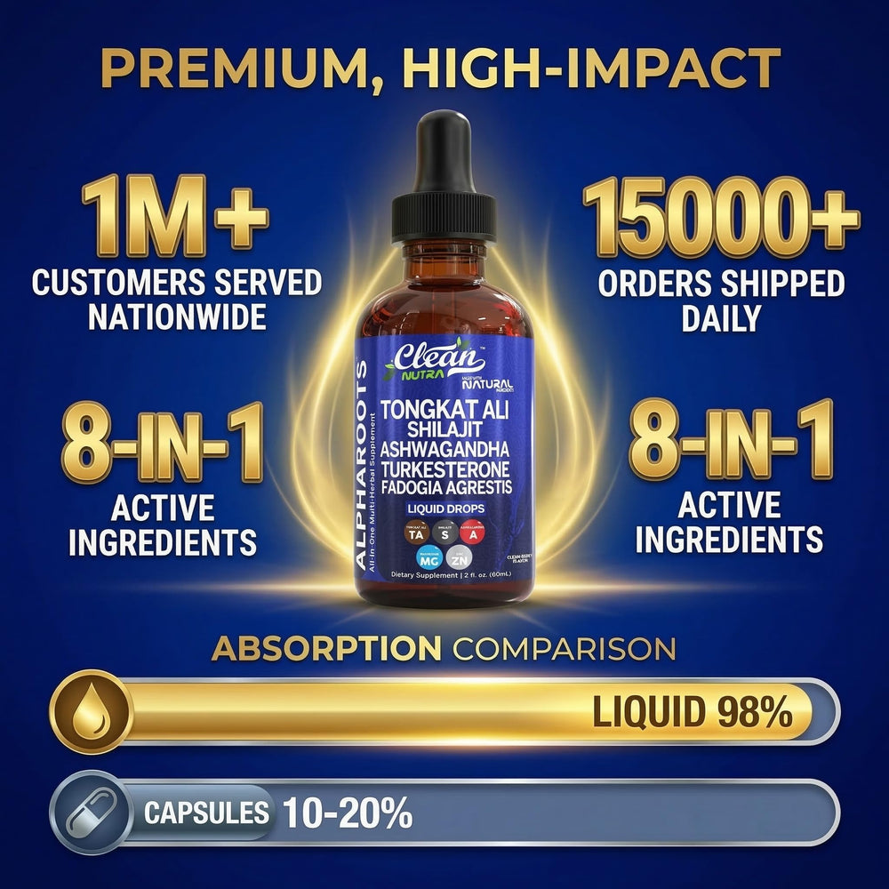 Clean Nutra Cordyceps Mushroom Liquid Drops bottle for stamina and immune health