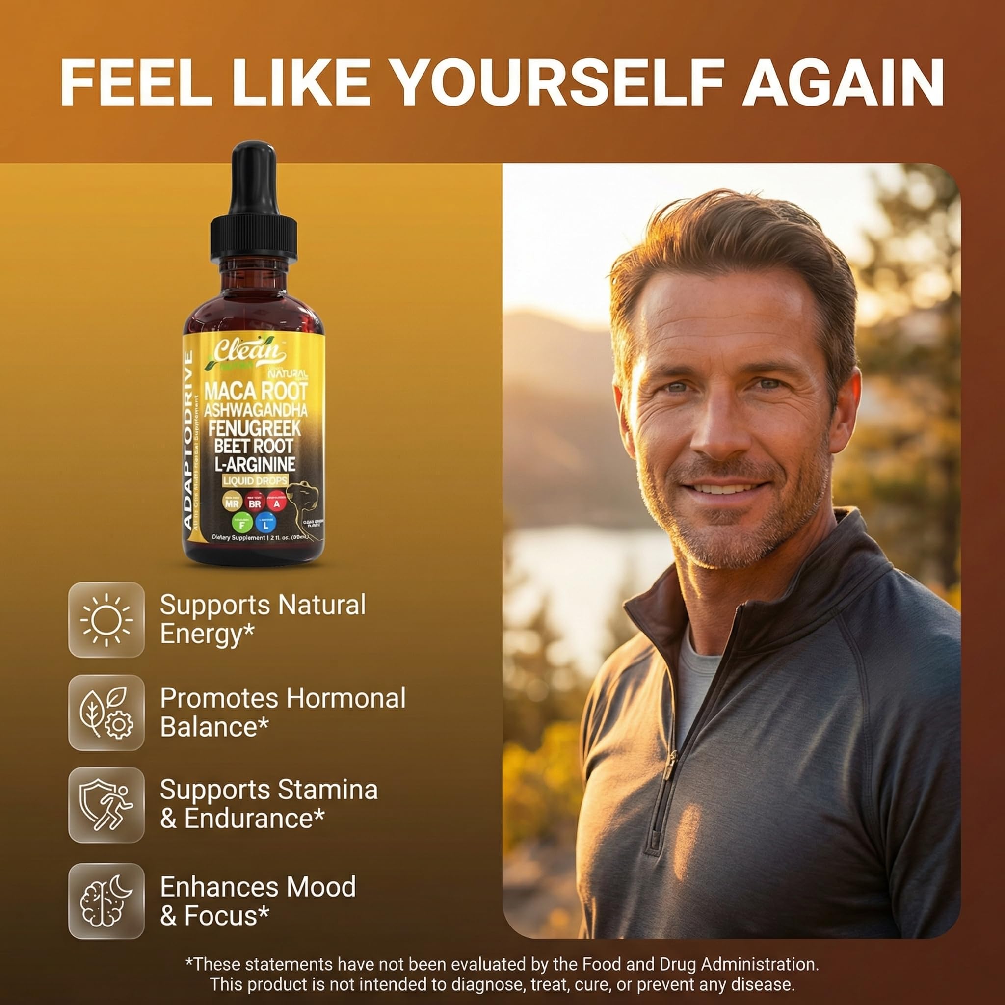 Clean Nutra family-friendly drops ready for daily use