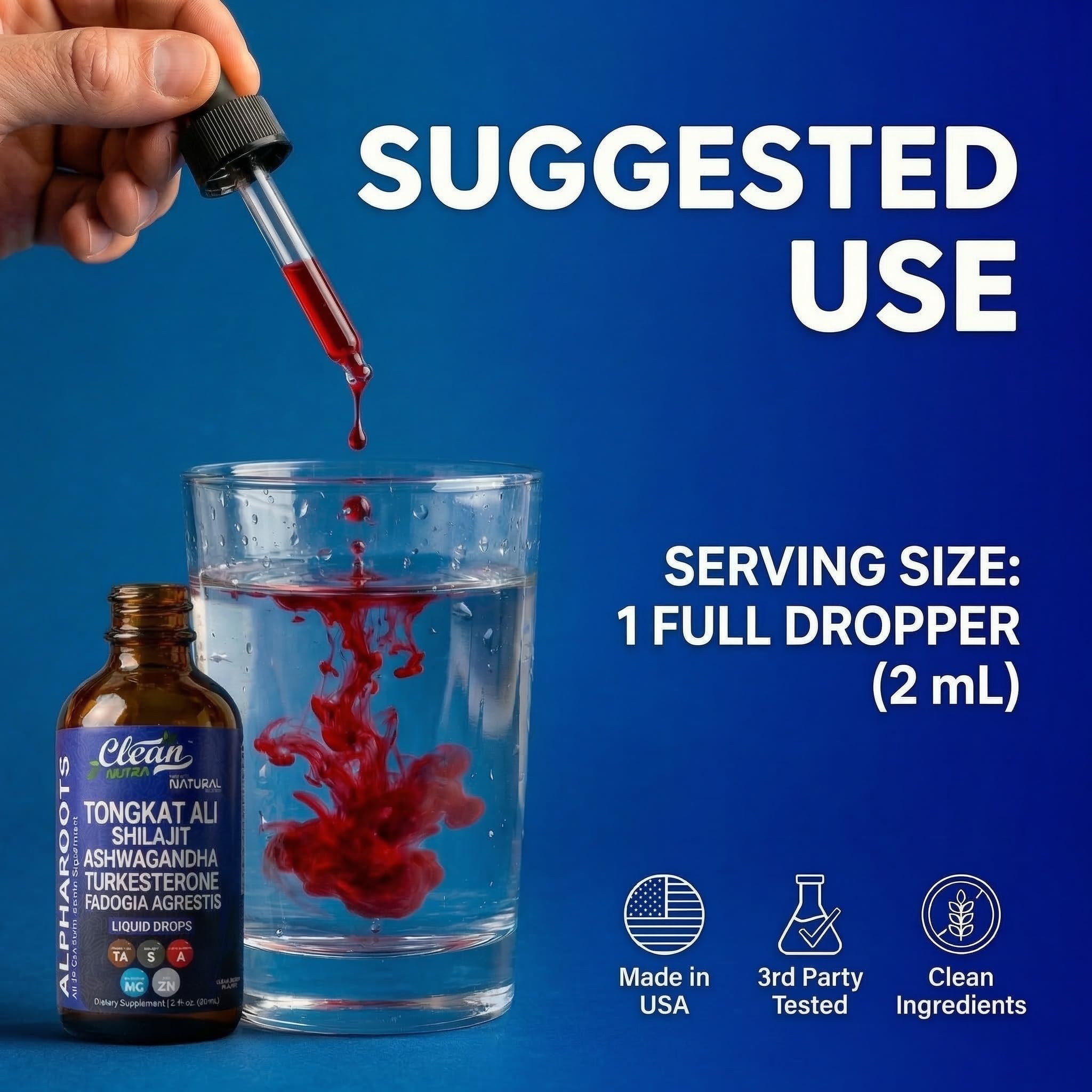 Clean Nutra Irish Sea Moss Liquid Drops bottle emphasizing immune and mineral support