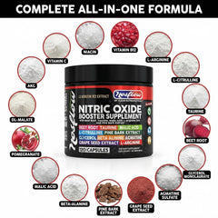 NosFlow arginine and citrulline blend supports muscular endurance during workouts.