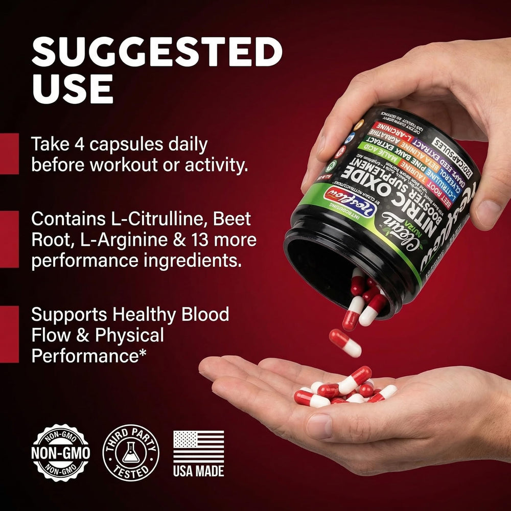 NosFlow grape seed extract capsules provide daily vitality and antioxidant support.