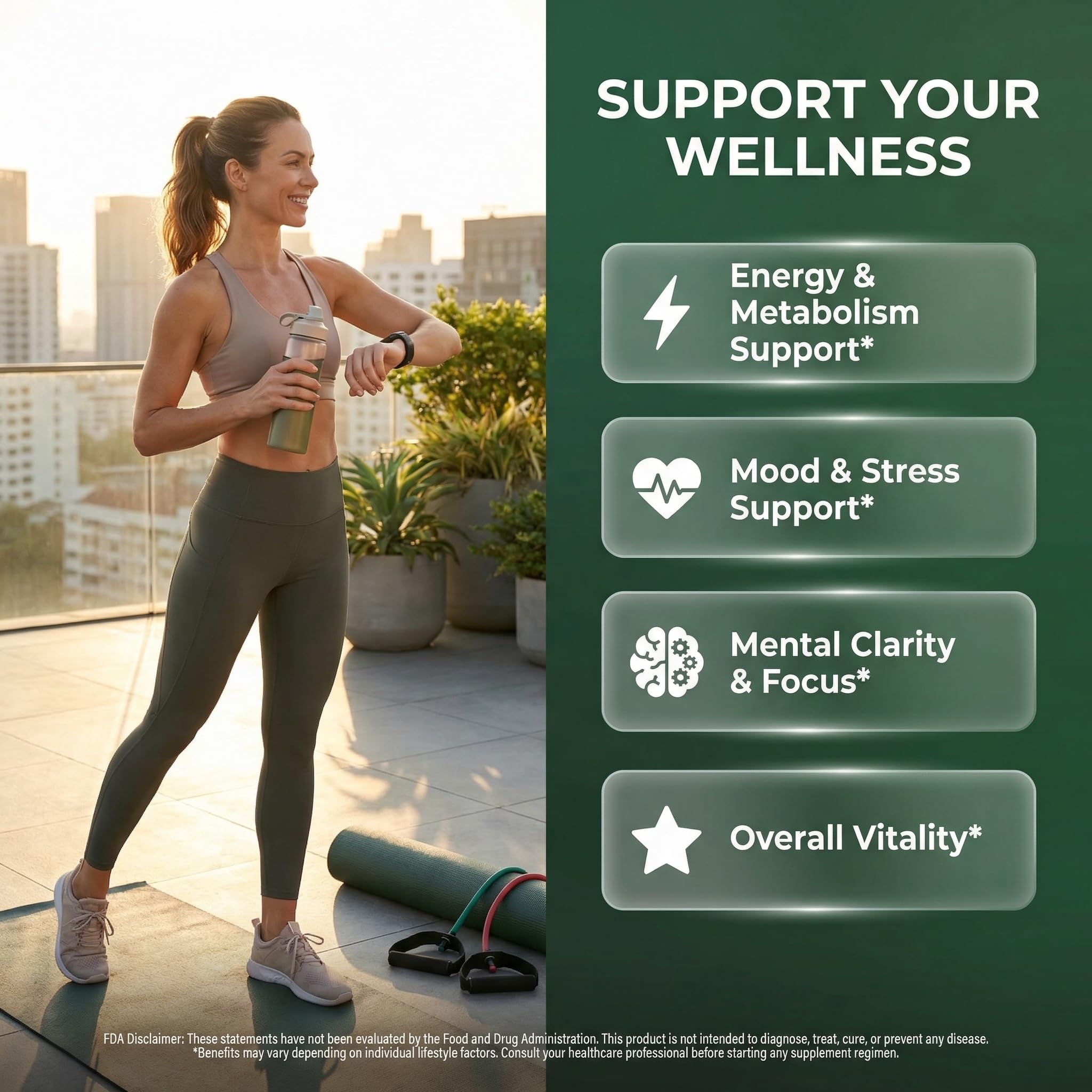 Clean Nutra ThyroDefend capsules arranged for convenient two-capsule daily dosage.