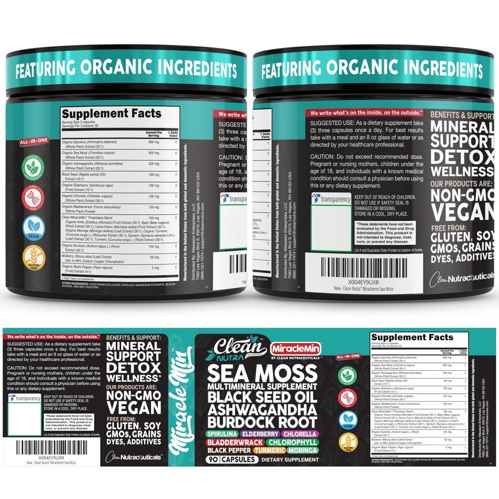 Clean Nutra vegan gel-alternative bottle conveys scoop-free daily mineral routine
