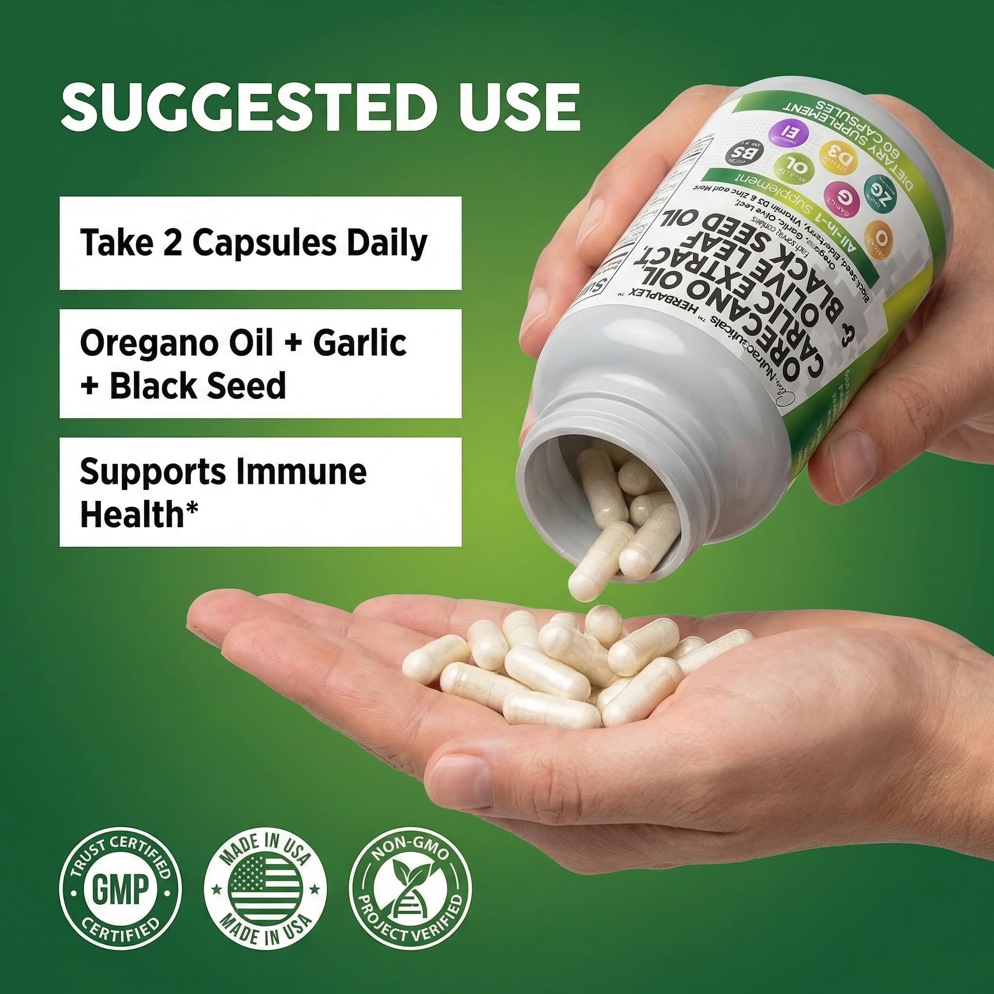 Clean Nutra Vitamin D3 Zinc bottle highlighting daily support.
