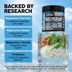 Clean Nutraceuticals 8in1 label and packaging highlight prebiotics and probiotics for gut-friendly potential.