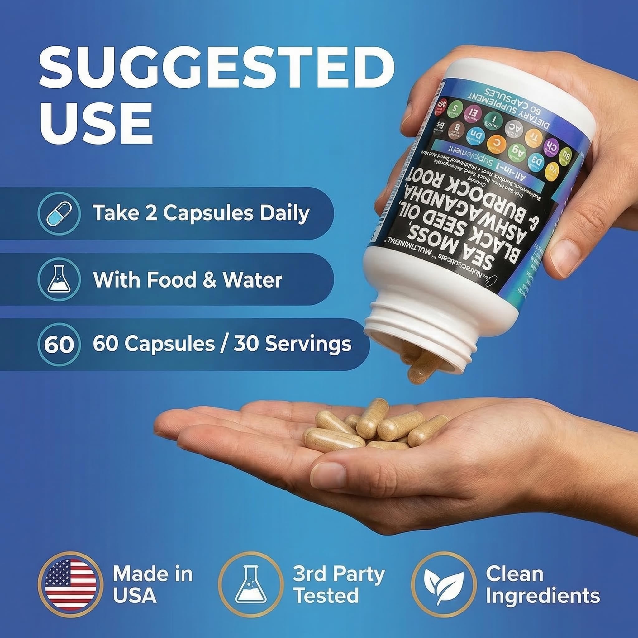 Clean Nutraceuticals apple cider vinegar chlorophyll combo bottle implying gut comfort.