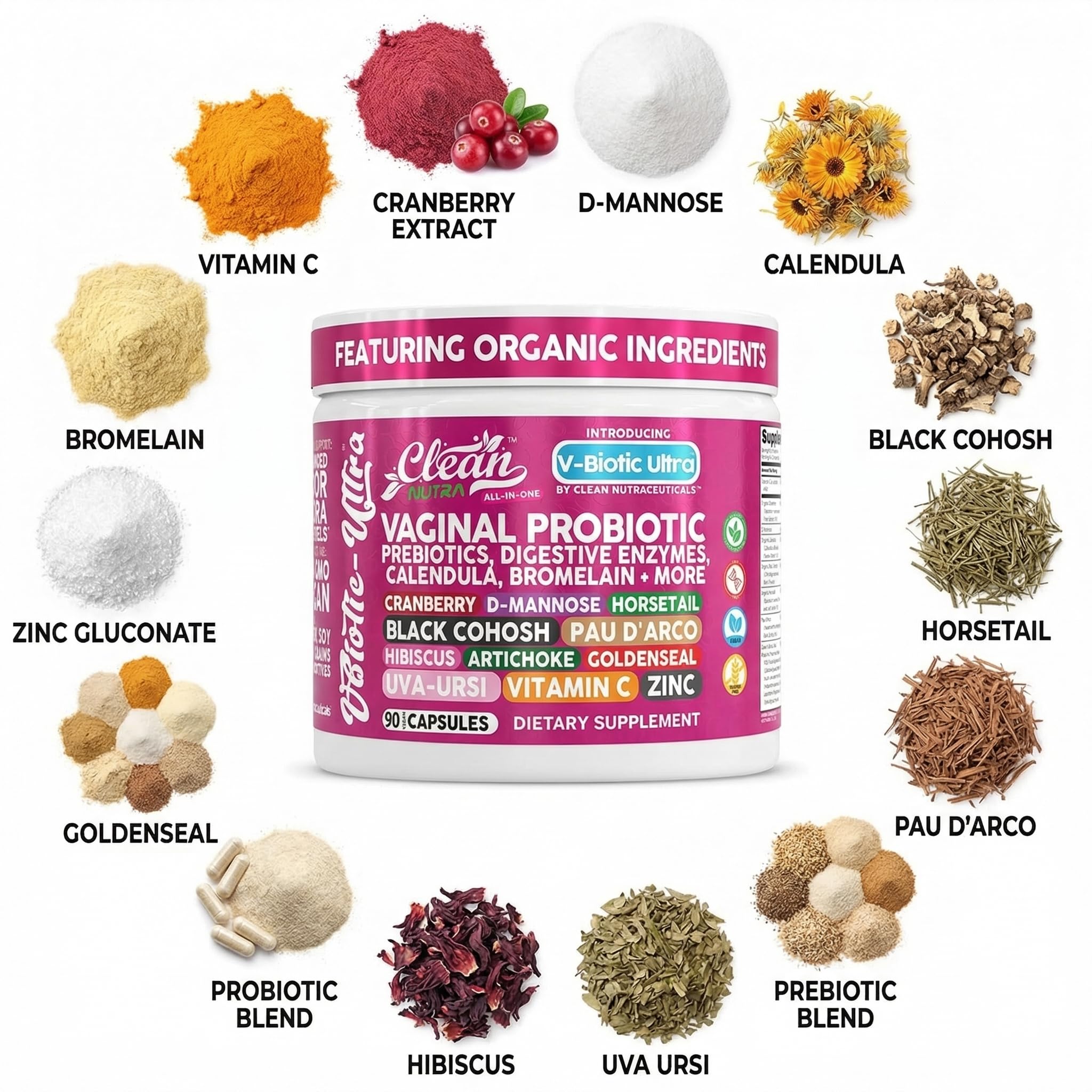 Clean Nutraceuticals Artichoke Horsetail Hibiscus for daily balance