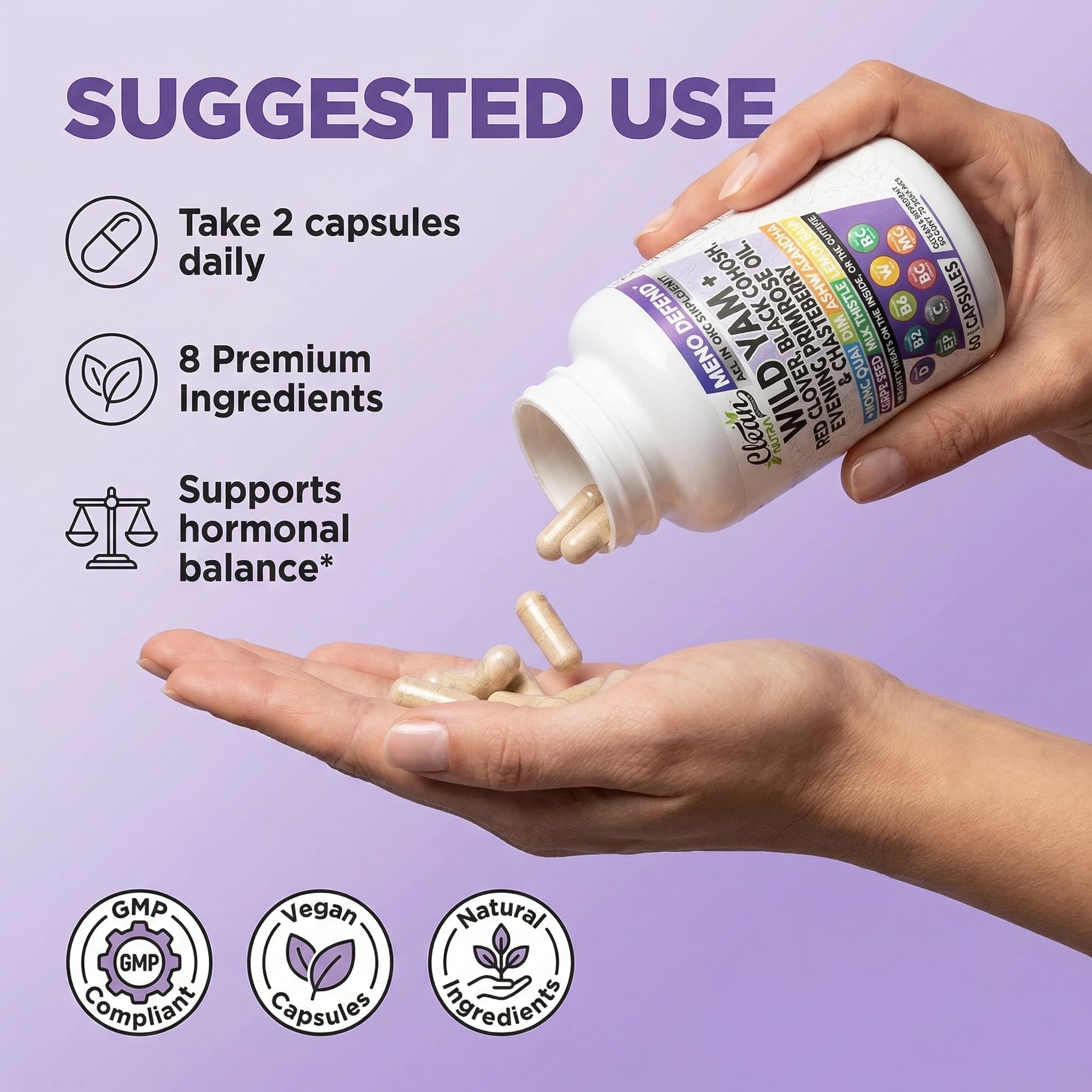 Clean Nutraceuticals ashwagandha capsules close-up suggesting stress resilience
