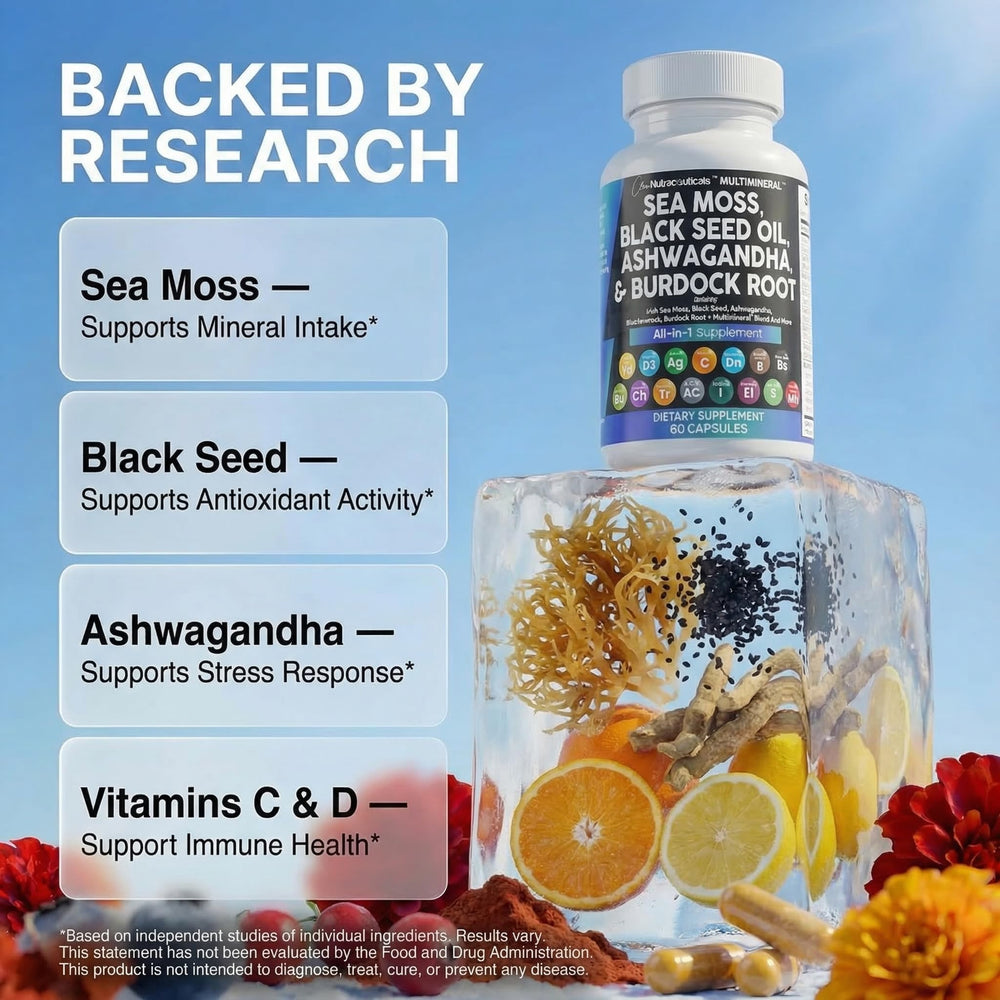 Clean Nutraceuticals ashwagandha turmeric capsules for calm energy and body balance.