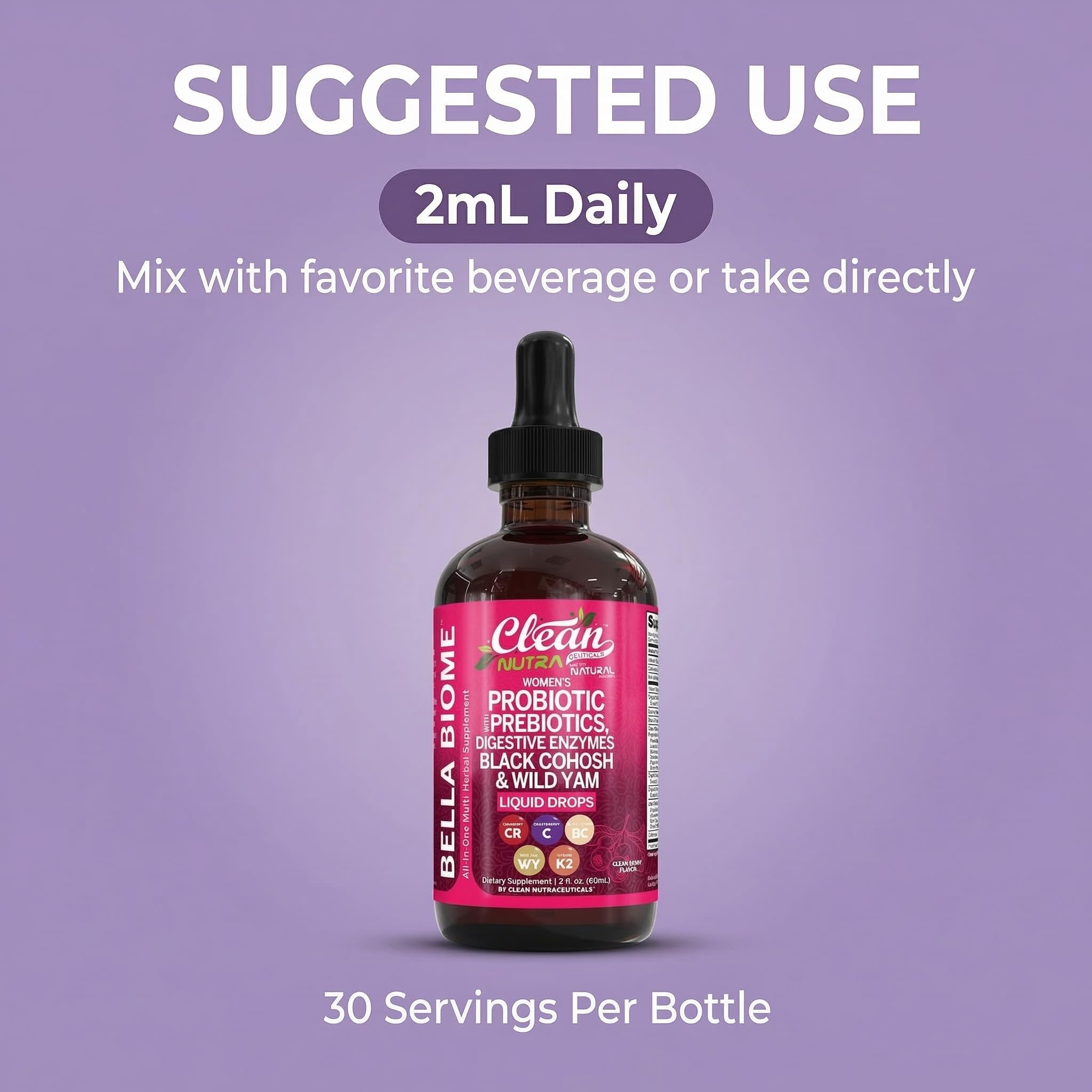 Bella Biotics hormonal balance support in routine for women.