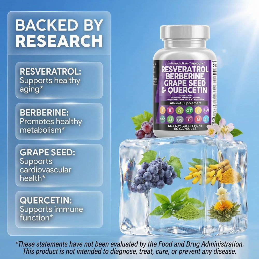 Berberine capsules from Clean Nutraceuticals showcase a broad polyphenol profile
