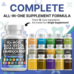 Clean Nutraceuticals black seed oil capsules suggesting hair and vitality benefits