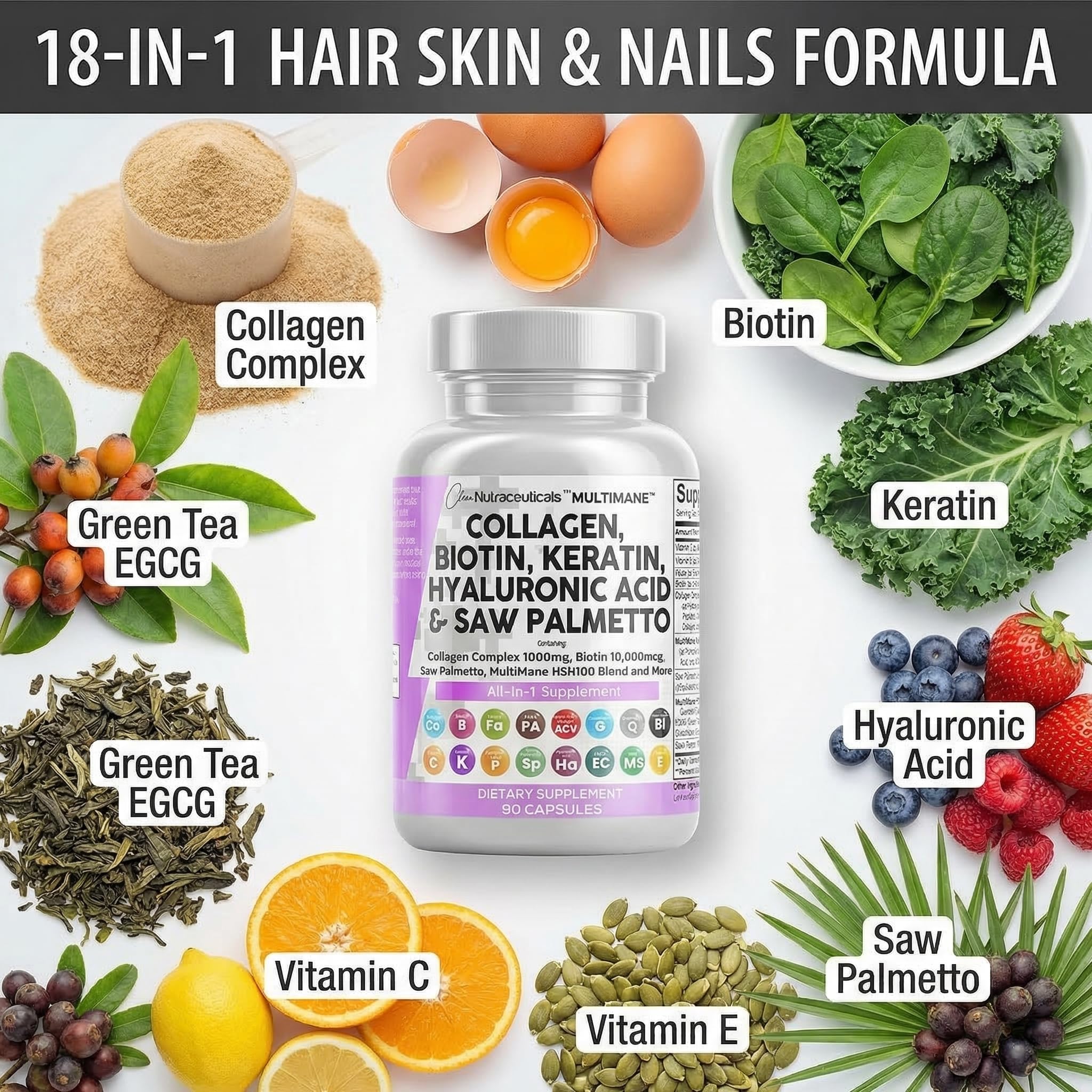 Capsules in hand from Clean Nutraceuticals, illustrating easy daily dosage.