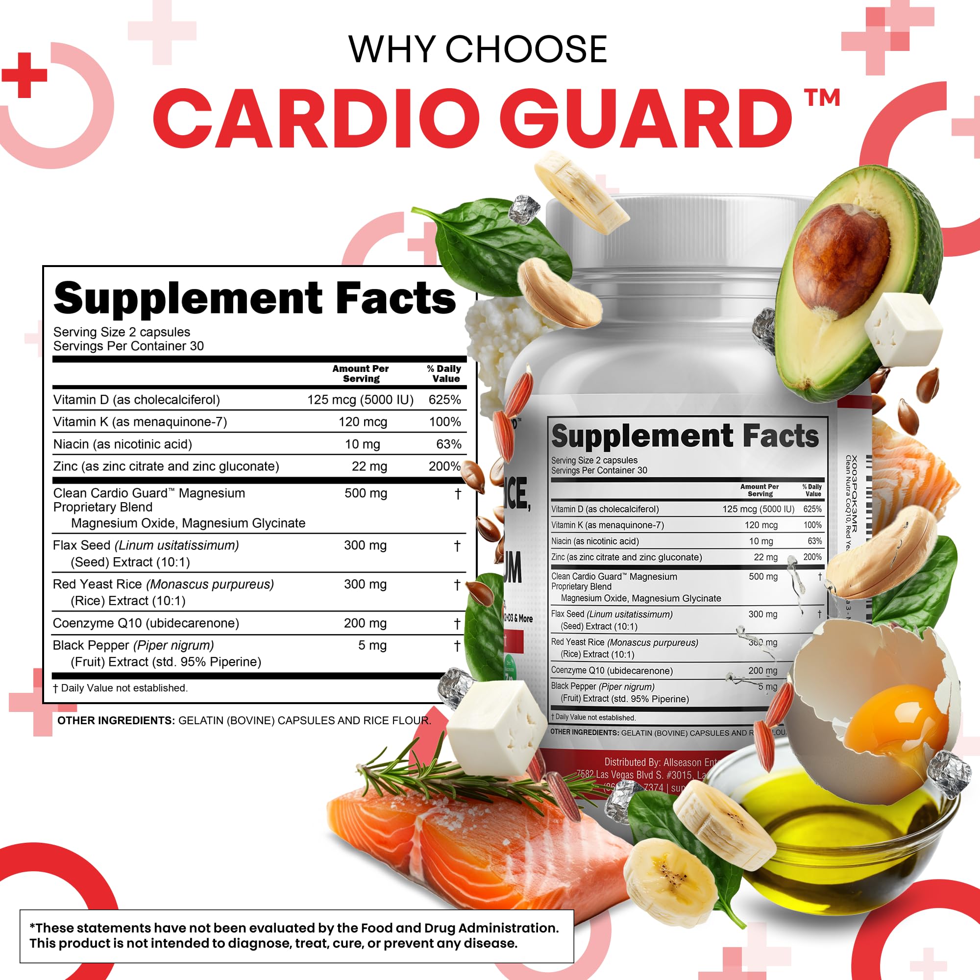 Omega-3 softgels image illustrating daily cardiovascular support.