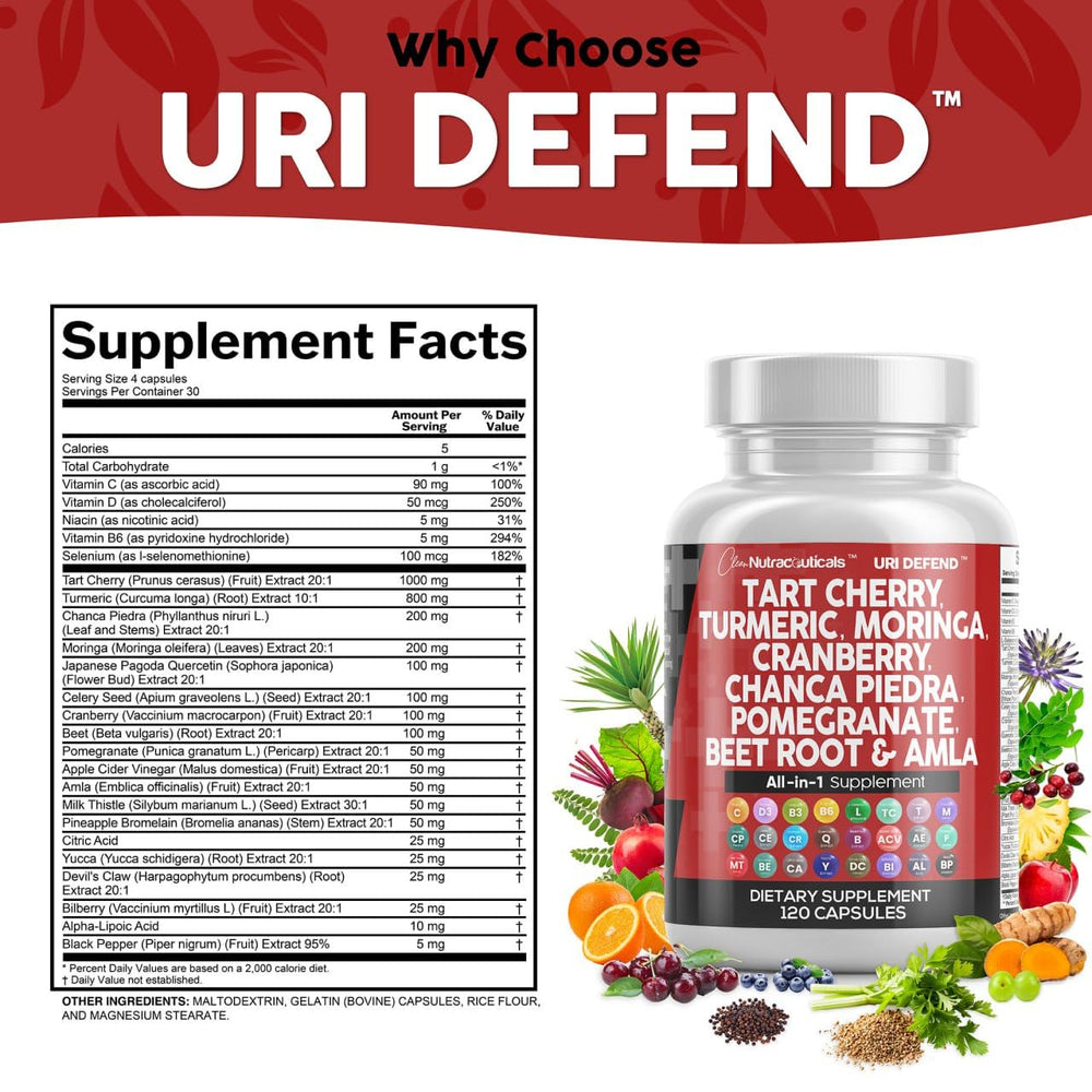 Clean Nutraceuticals Chanca Piedra Herbal Capsules bottle for holistic balance