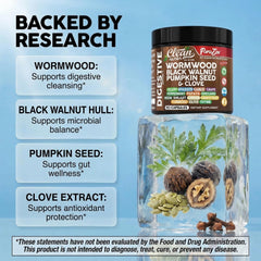 Clean Nutraceuticals clove bud jar presents antioxidant-rich spice detail.