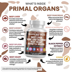 Clean Nutraceuticals desiccated beef liver capsules for convenient daily supplementation