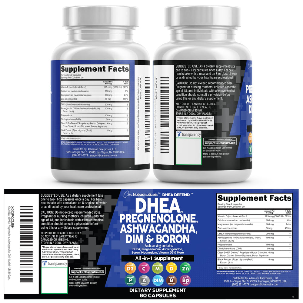 Clean Nutraceuticals USA-made bottle-pack conveys trusted hormone support essentials