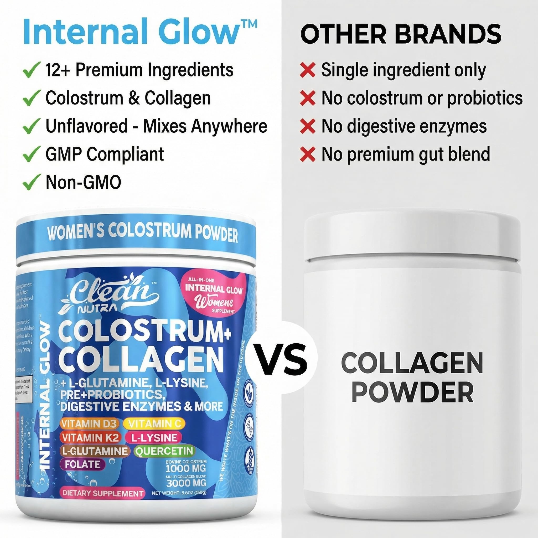 Clean Nutraceuticals digestive enzymes tablet bottle—helps meals feel smoother.