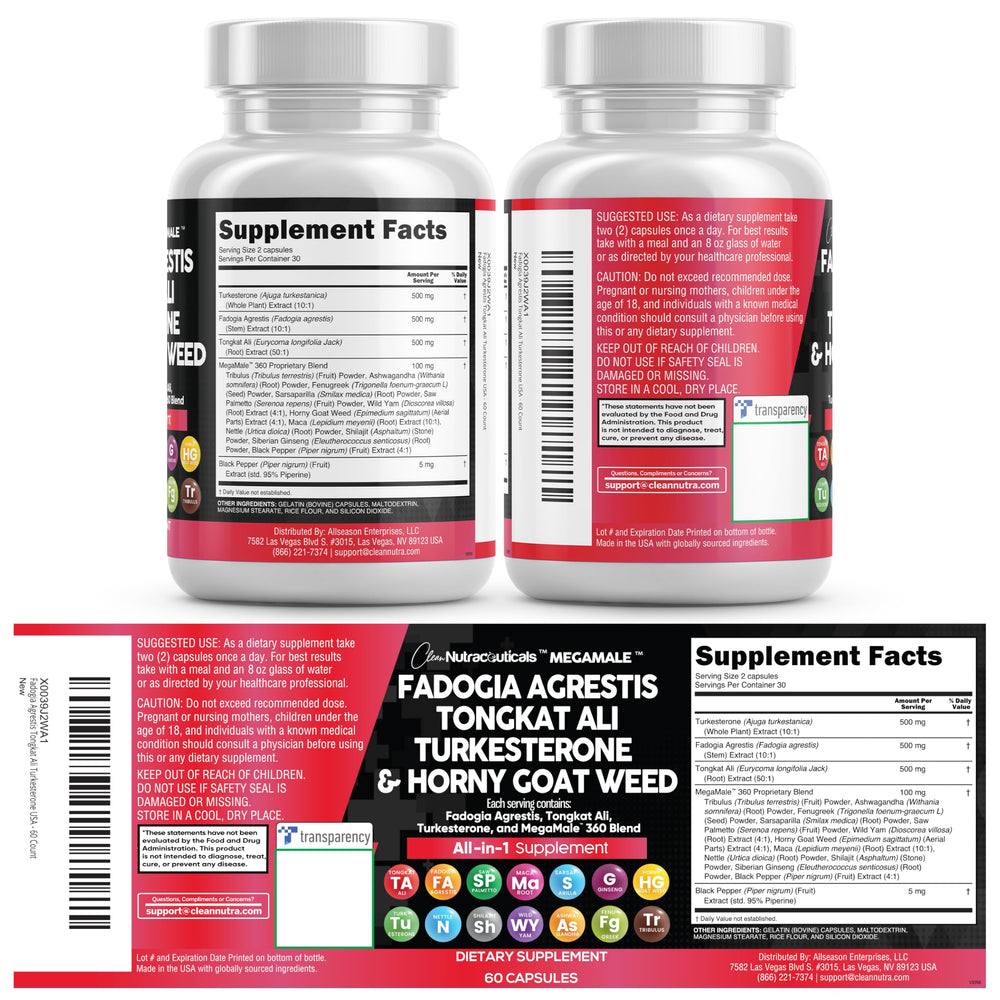 Clean Nutraceuticals fenugreek seeds in bottle highlight plant-based ingredients.