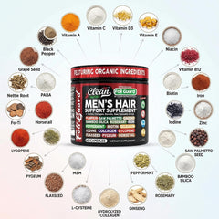 Clean Nutraceuticals Foli Guard capsules in hand, convenient daily hair health support.