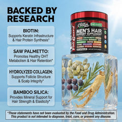 Clean Nutraceuticals Foli Guard label front, noting biotin and keratin for hair health.