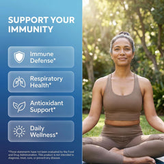 Clean Nutraceuticals immune defense bottle back reveals zinc and quercetin details for transparency