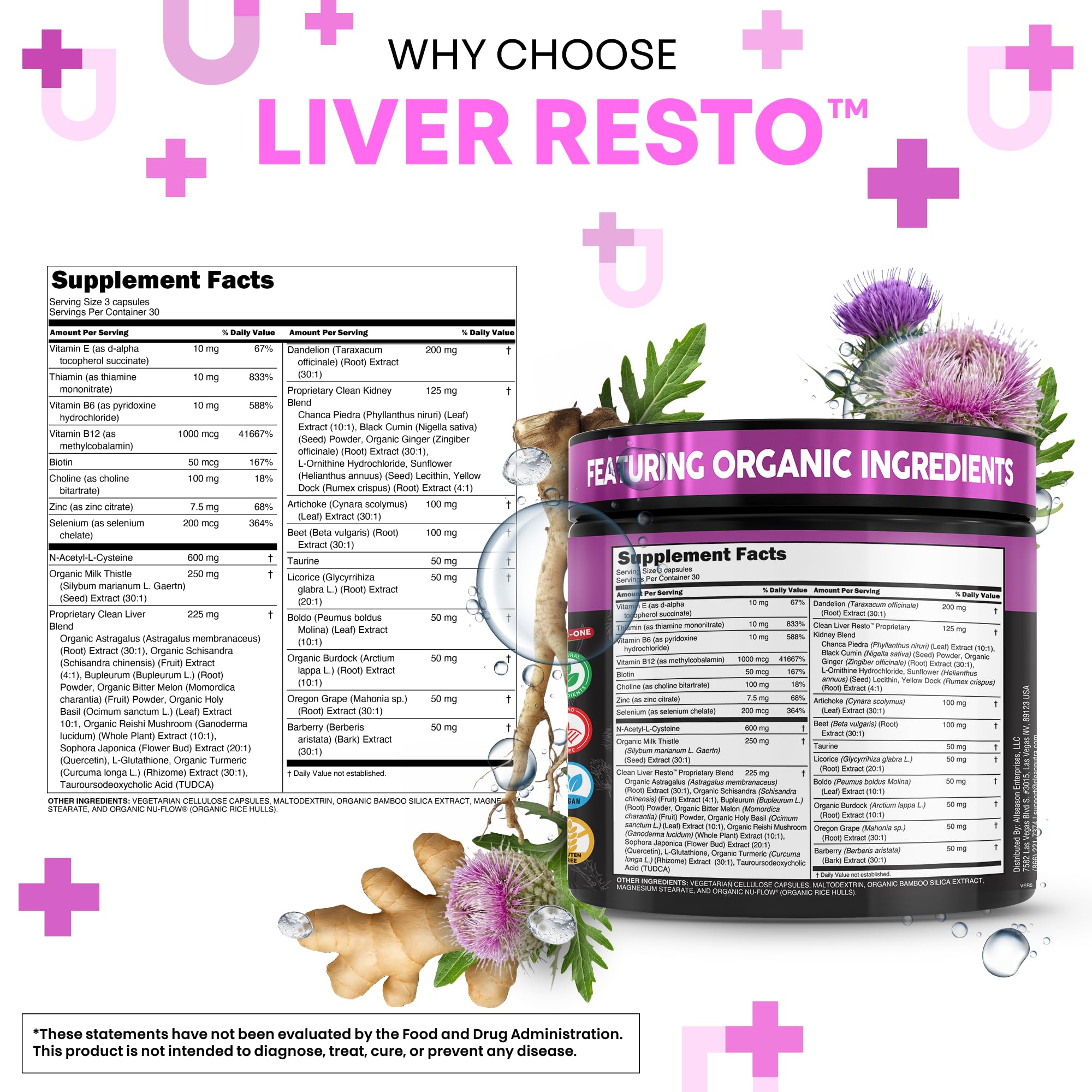 Box of Clean Nutraceuticals Liver Cleanse Detox capsules for on-the-go routine.