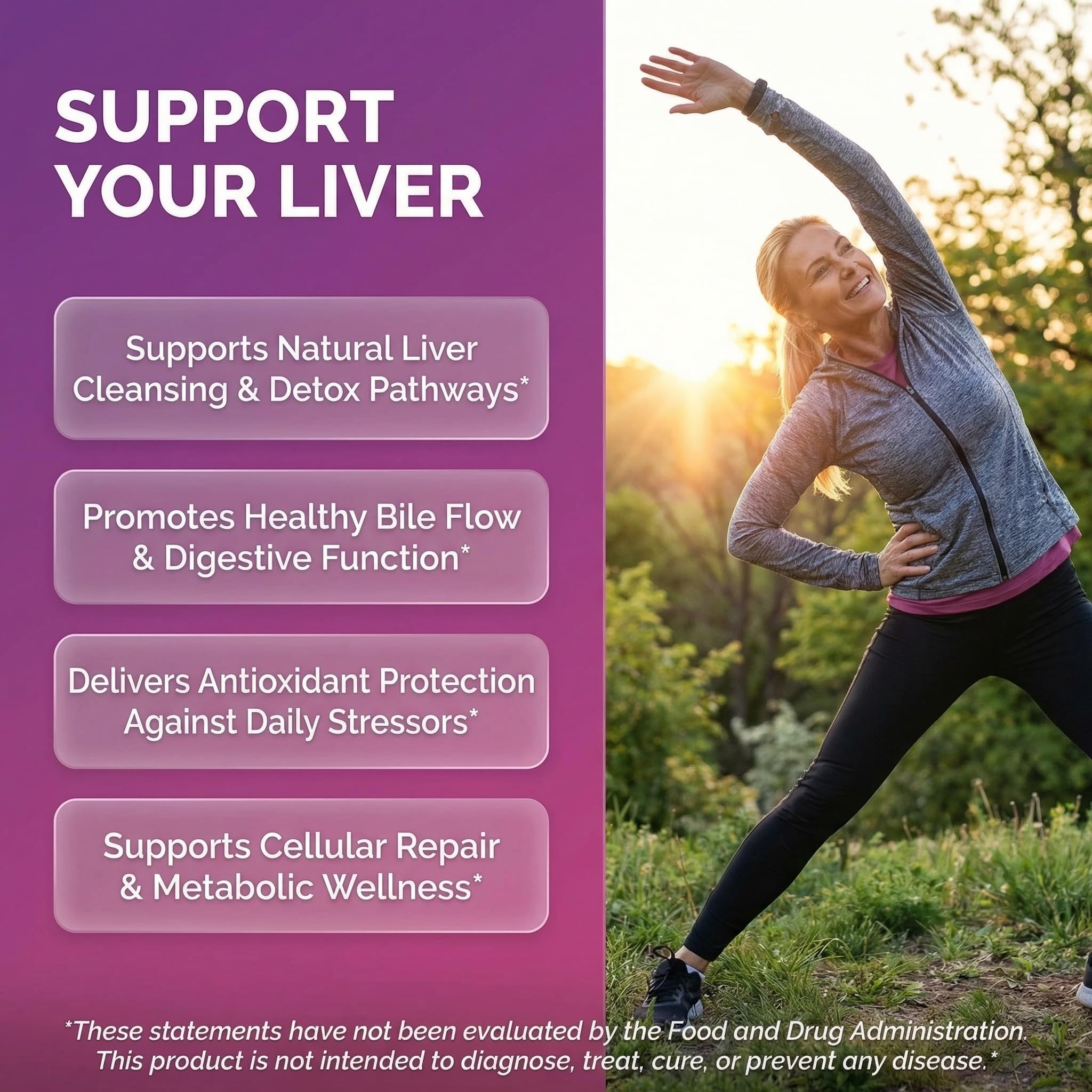 Clean Nutraceuticals Liver Cleanse capsules for a convenient daily detox routine.