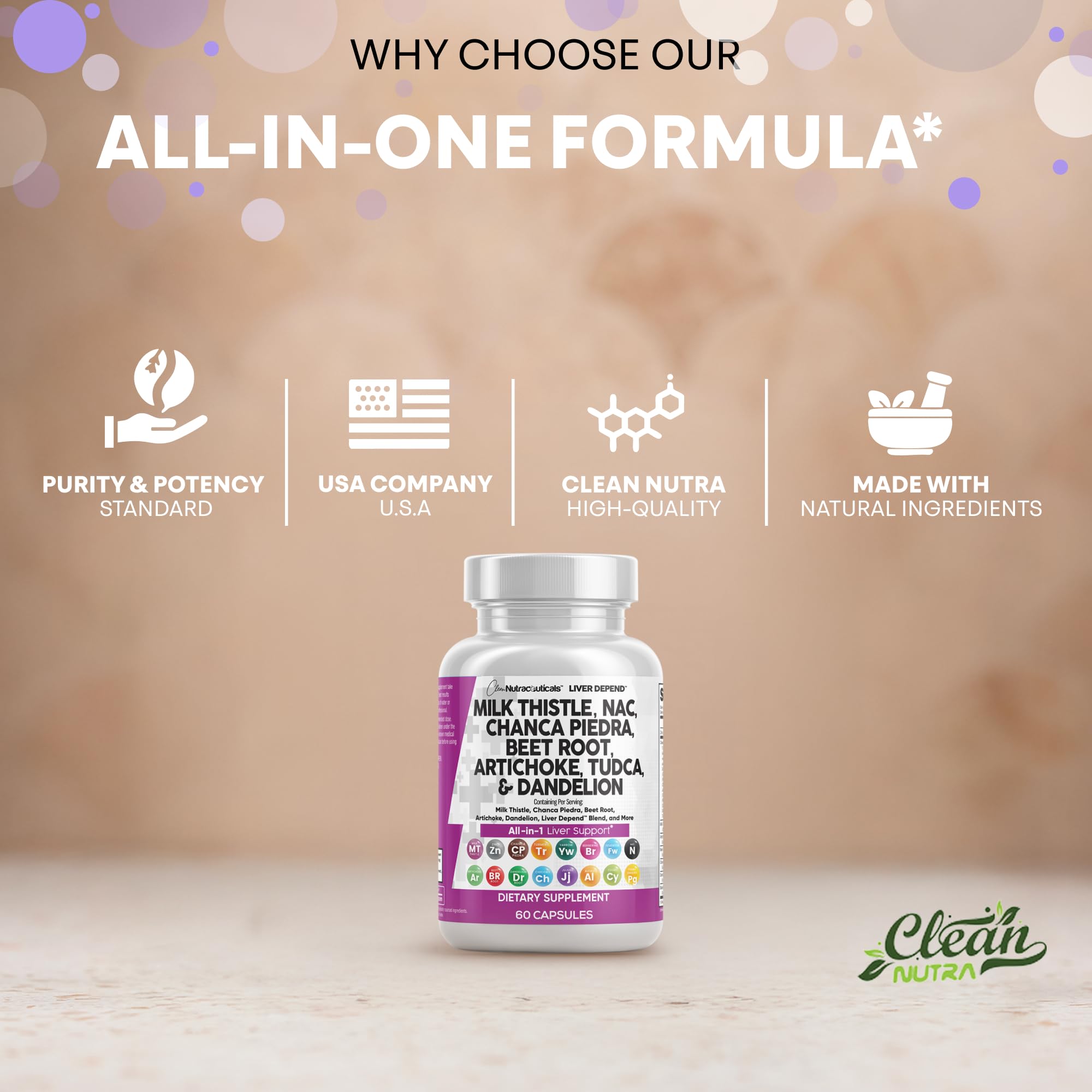 Clean Nutraceuticals Liver Defend chanca piedra extract angle.