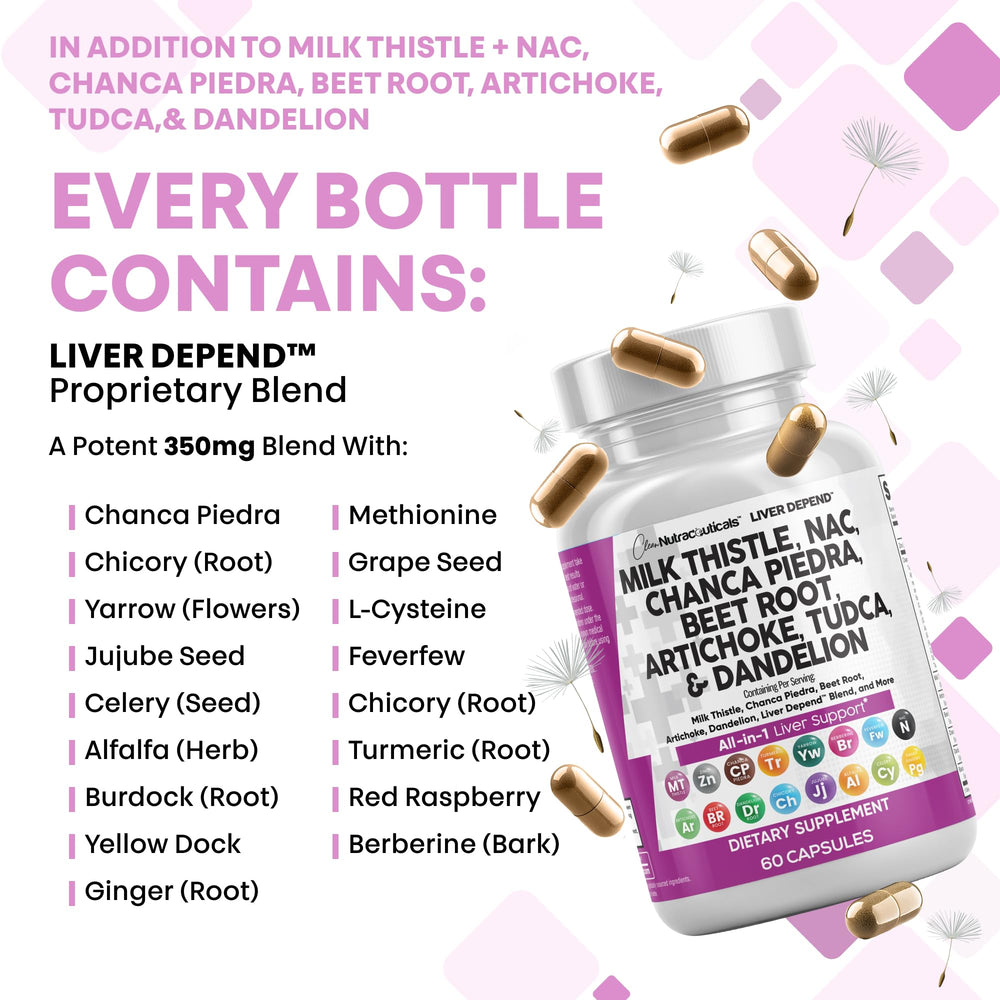 Clean Nutraceuticals Liver Defend milk thistle component close-up.