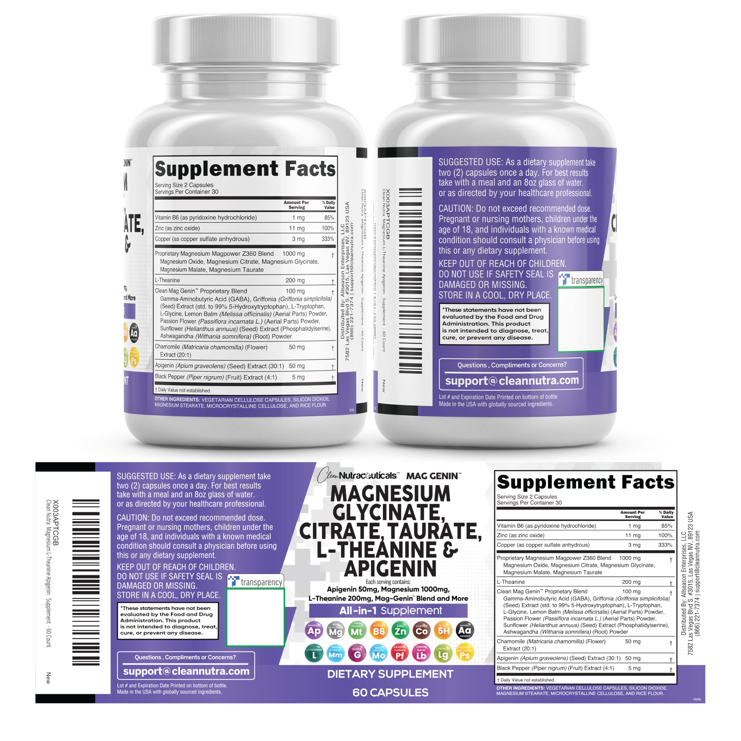 Clean Nutraceuticals Mag Genin daily use for consistent magnesium intake