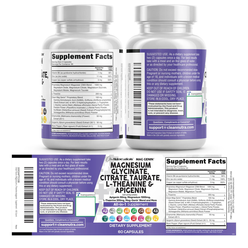 Clean Nutraceuticals Mag Genin daily use for consistent magnesium intake
